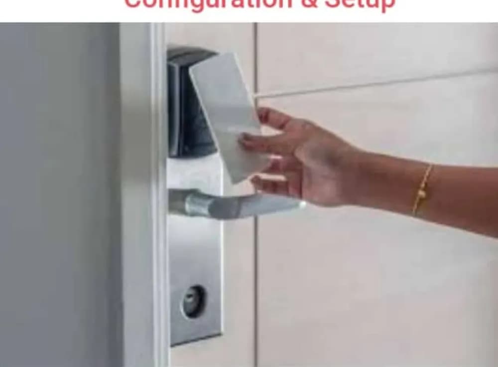Hotel card lock access control